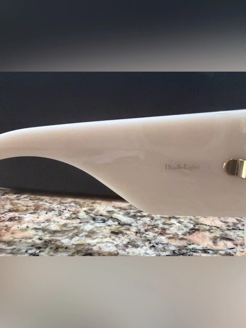 Dior Light Pink Oversized Shield Sunglasses By John Galliano